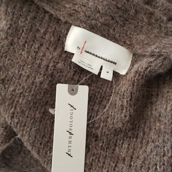 Anthropologie taupe alpaca blend duster - Picture 8 of 9